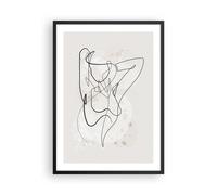 Poster 50x70cm Linea Donna Linea Stampe Immagini Quadri Moderni Murale