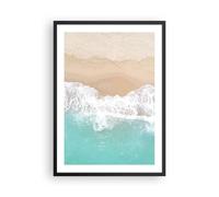 Poster 50x70cm mare onda sabbia Stampe Immagini Quadri Moderni Murale