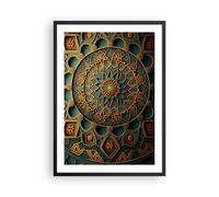 Poster 50x70cm Mosaico Arabo Decorazioni Stampe Immagini Quadri Moderni Murale