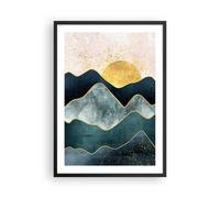 Poster 50x70cm Oriente Il Sole La Geometria Stampe Immagini Quadri Murale