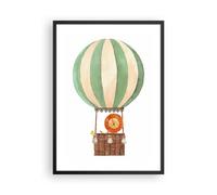 Poster 50x70cm Palloncino Leone Bambini Stampe Immagini Quadri Moderni Murale