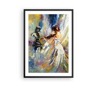 Poster 50x70cm Pezzo Donna Artista Stampe Immagini Quadri Moderni Murale