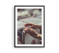 Poster 50x70cm Piatti Vinile Mani Stampe Immagini Quadri Moderni Murale