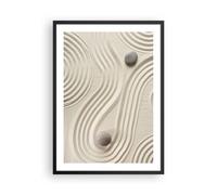 Poster 50x70cm Pietre figure sabbia Stampe Immagini Quadri Moderni Murale