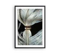Poster 50x70cm Piuma Romantico Matrimonio Stampe Immagini Quadri Moderni Murale