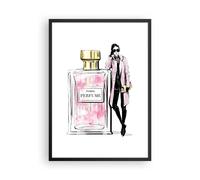 Poster 50x70cm Profumo Donna Eleganza Stampe Immagini Quadri Moderni Murale