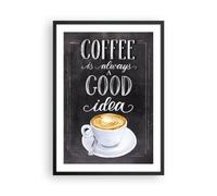 Poster 50x70cm Scrivere Caffè Caffè Stampe Immagini Quadri Moderni Murale