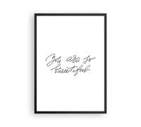 Poster 50x70cm Sei così bella Stampe Immagini Quadri Moderni Murale