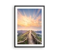 Poster 50x70cm Sentiero Montagna Azzorre Stampe Immagini Quadri Moderni Murale