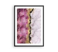 Poster 50x70cm Sfondo rosa dorato Stampe Immagini Quadri Moderni Murale