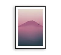 Poster 50x70cm vulcano uccello natura Stampe Immagini Quadri Moderni Murale