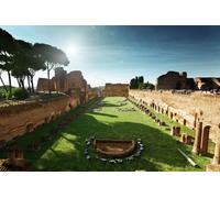 Poster 60 x 40 cm: Rovine dello stadio Domitano sul Palatino di Roma, Italia (13381321)