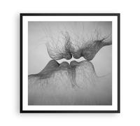 Poster 60x60cm Bacio amore coppia Stampe Immagini Quadri Moderni Murale