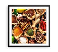 Poster 60x60cm Cucina cibo erbe spezie Stampe Immagini Quadri Moderni Murale