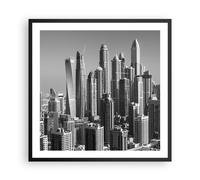 Poster 60x60cm Grattacieli Fotografia Dubai Stampe Immagini Quadri Moderni
