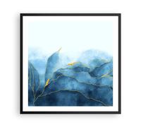 Poster 60x60cm Lusso Fascino Astrazione Stampe Immagini Quadri Moderni Murale