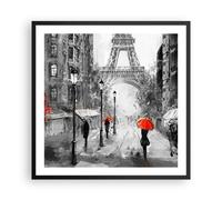 Poster 60x60cm Parigi città casa Stampe Immagini Quadri Moderni Murale