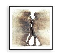 Poster 60x60cm polvere donna uomo amore Stampe Immagini Quadri Moderni Murale