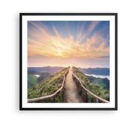 Poster 60x60cm Sentiero Montagna Azzorre Stampe Immagini Quadri Moderni Murale