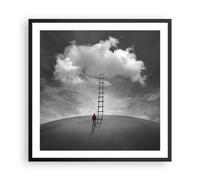 Poster 60x60cm Simbolo scala cielo Stampe Immagini Quadri Moderni Murale