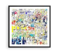 Poster 60x60cm Strada graffiti parete Stampe Immagini Quadri Moderni