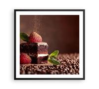 Poster 60x60cm Torta Gastronomia Stampe Immagini Quadri Moderni Murale