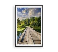 Poster 61x91cm architettura lungomare Cigno Paesaggio Stampe Quadri Murale