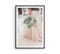 Poster 61x91cm Bouquet matrimonio vestito Stampe Immagini Quadri Moderni Murale
