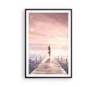 Poster 61x91cm Bridge Donna Le Stelle Stampe Immagini Quadri Moderni Murale
