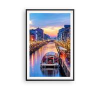Poster 61x91cm Canale Grande Serata Stampe Immagini Quadri Moderni Murale