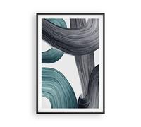 Poster 61x91cm Colore Spazzola Minimalismo Stampe Immagini Quadri Moderni Murale