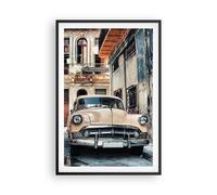 Poster 61x91cm Cubano auto case popolari Stampe Immagini Quadri Moderni Murale