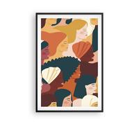 Poster 61x91cm Donne multiculturalismo moderno Stampe Immagini Quadri Murale