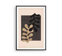 Poster 61x91cm Foglie Forma Figura Stampe Immagini Quadri Moderni Murale