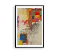 Poster 61x91cm L'astrazione i colori il moderno Stampe Immagini Quadri Murale