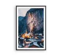 Poster 61x91cm Lauterbrunnen Svizzera Valle Stampe Immagini Quadri Murale
