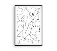 Poster 61x91cm Linea niente modello Stampe Immagini Quadri Moderni Murale