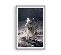 Poster 61x91cm Luna Terra Astronauta Stampe Immagini Quadri Moderni Murale