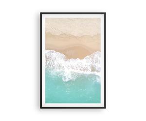 Poster 61x91cm mare onda sabbia Stampe Immagini Quadri Moderni Murale