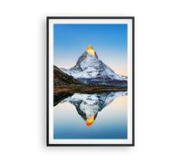 Poster 61x91cm Montagne Picco Cervino Stampe Immagini Quadri Moderni Murale