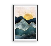 Poster 61x91cm Oriente Il Sole La Geometria Stampe Immagini Quadri Murale