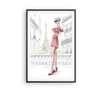 Poster 61x91cm Parigi Torre Eiffel Stampe Immagini Quadri Moderni Murale
