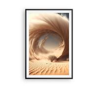 Poster 61x91cm Sabbia Deserto Una Tempesta Di Sabbia Stampe Quadri Murale