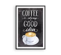 Poster 61x91cm Scrivere Caffè Caffè Stampe Immagini Quadri Moderni Murale