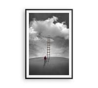 Poster 61x91cm Simbolo scala cielo Stampe Immagini Quadri Moderni Murale