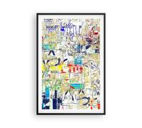 Poster 61x91cm Strada graffiti parete murale Stampe Immagini Quadri Murale