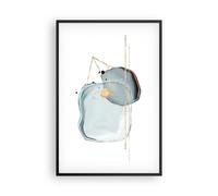 Poster 61x91cm Una Goccia D'Acqua Astrazione Minimalismo Stampe Quadri Murale