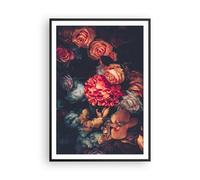 Poster 70x100cm Bouquet fiori rose Stampe Immagini Quadri Moderni Murale