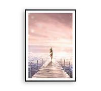 Poster 70x100cm Bridge Donna Le Stelle Stampe Immagini Quadri Moderni Murale