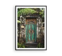 Poster 70x100cm Cancello Porta Verde Stampe Immagini Quadri Moderni Murale